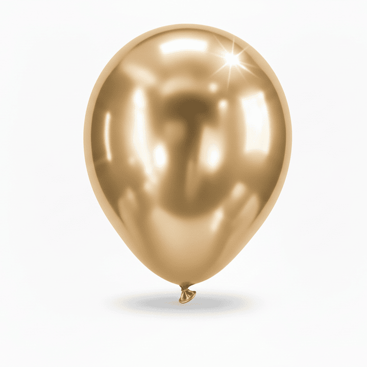 Globo cromados número 12 4