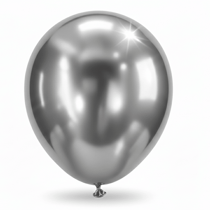 Globo cromados número 12 7