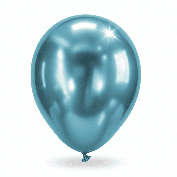 Globo cromados número 12 8