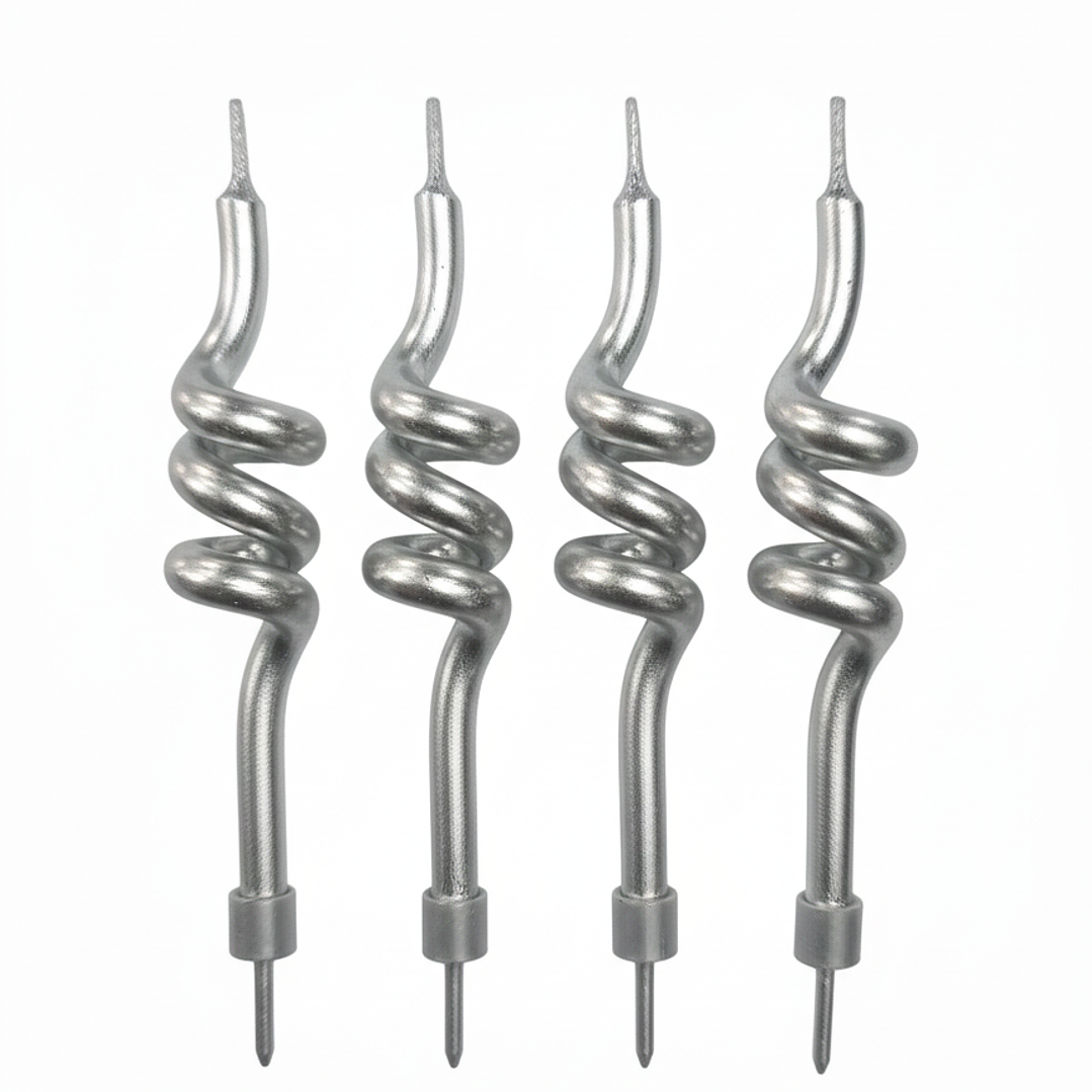 Vela tubo tuerca pack x 4 und  1