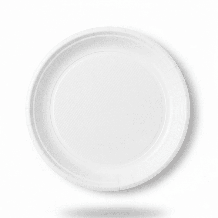 Paquete de Platos de Plástico Premium para Torta (25 und) 8