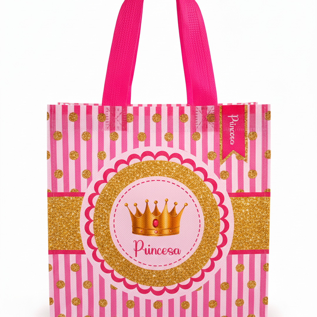 Bolsas de tela plastificada pack x 12 und  3