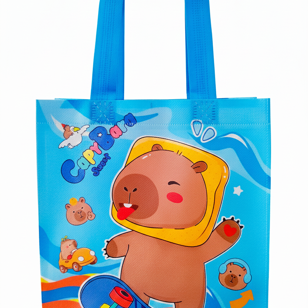 Bolsas de tela plastificada pack x 12 und  5