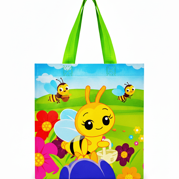 Bolsas de tela plastificada pack x 12 und  13