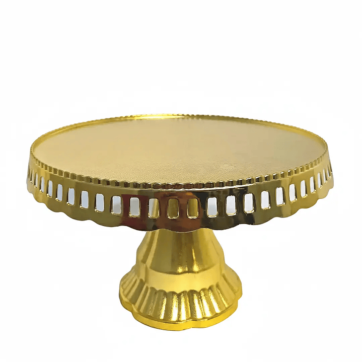 Base de Torta Elegante Cromada 1