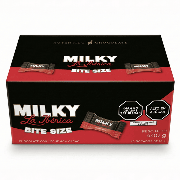Milky La Ibérica Bite Size - 40 bocados de 10 gr  1
