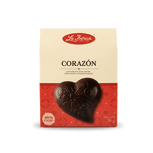 Chocolate La Ibérica - Corazón Pequeño  x 35 gr
