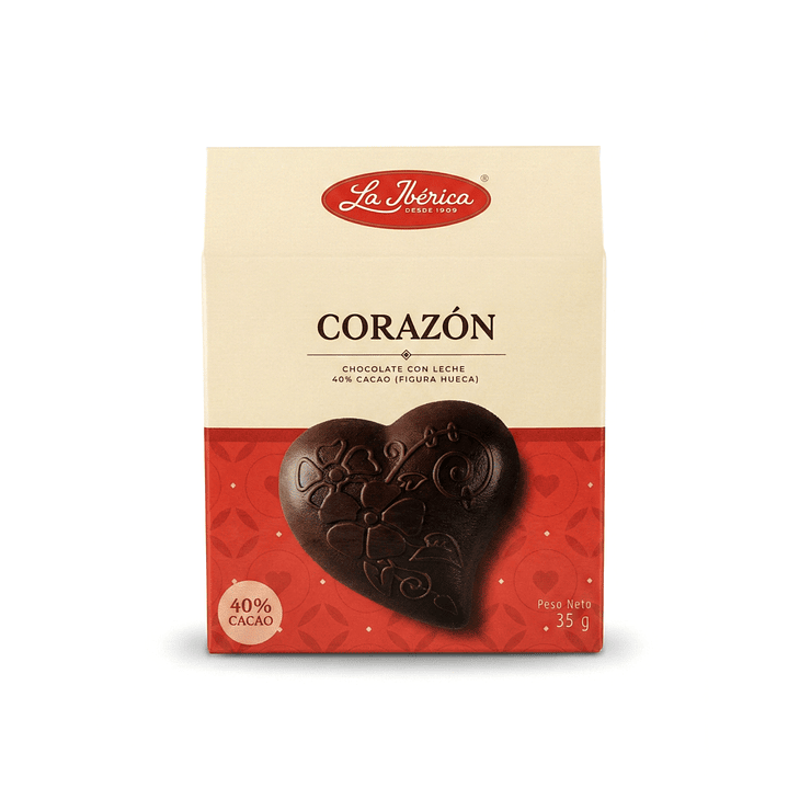 Chocolate La Ibérica - Corazón Pequeño  x 35 gr 1