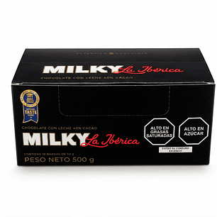 Milky La Ibérica Barra x 50g cjax10und