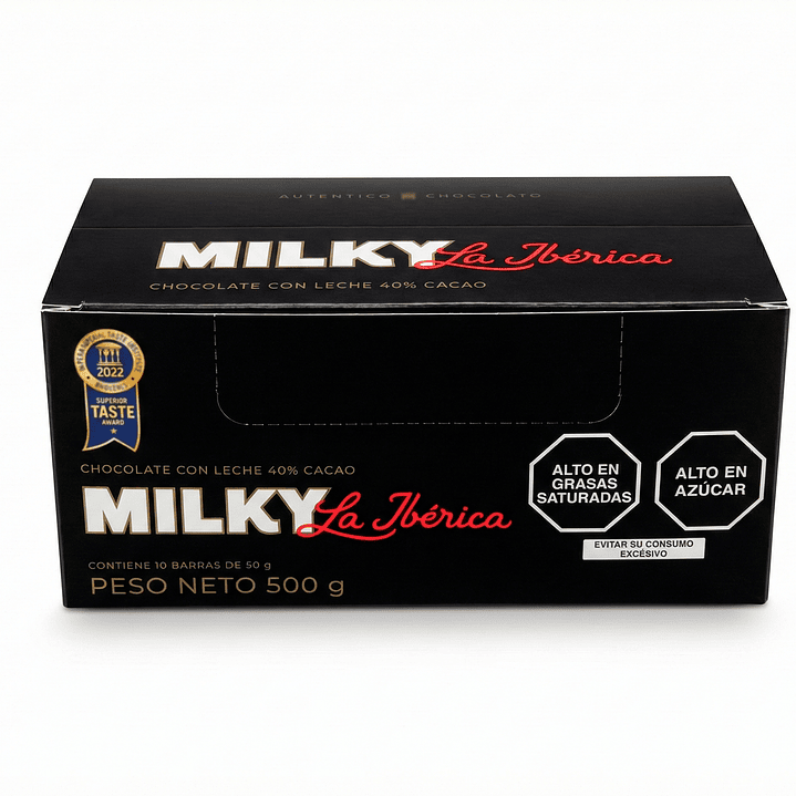 Milky La Ibérica Barra x 50g cjax10und 1