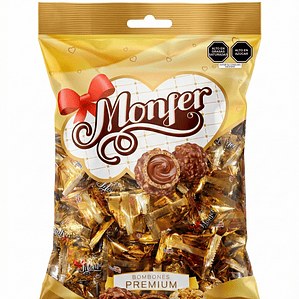 Bombones Premium Monfer Bolsa Grande de 1kg x 12.5 g