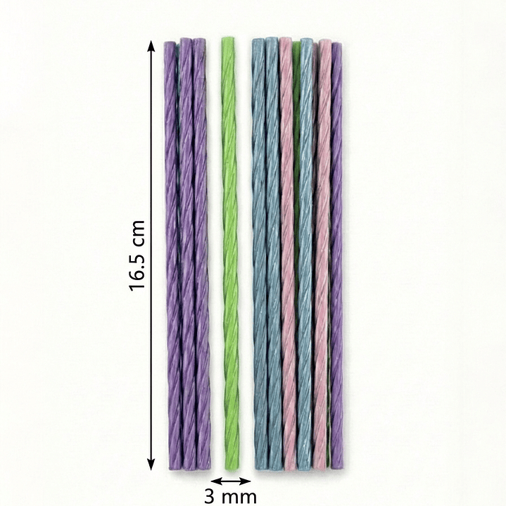 Vela Chispitas pack x 18 und  2