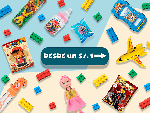 juguetes de S/12 la docena