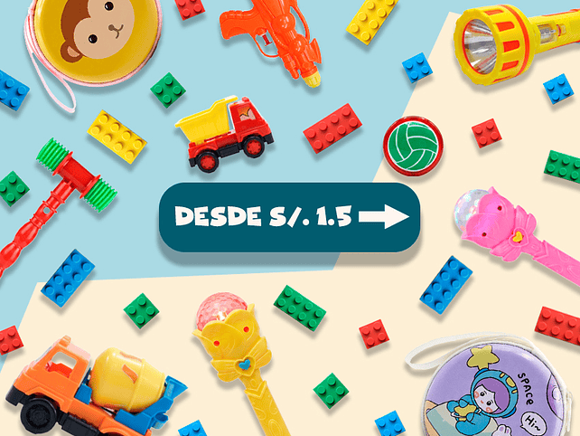 Juguetes de S/18 la docena