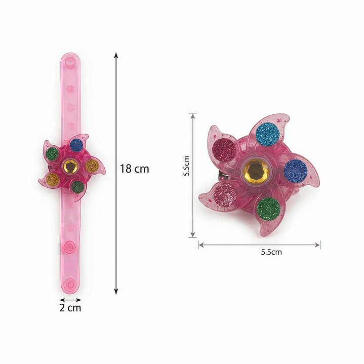 Pulseras Giratorias Luminosas 