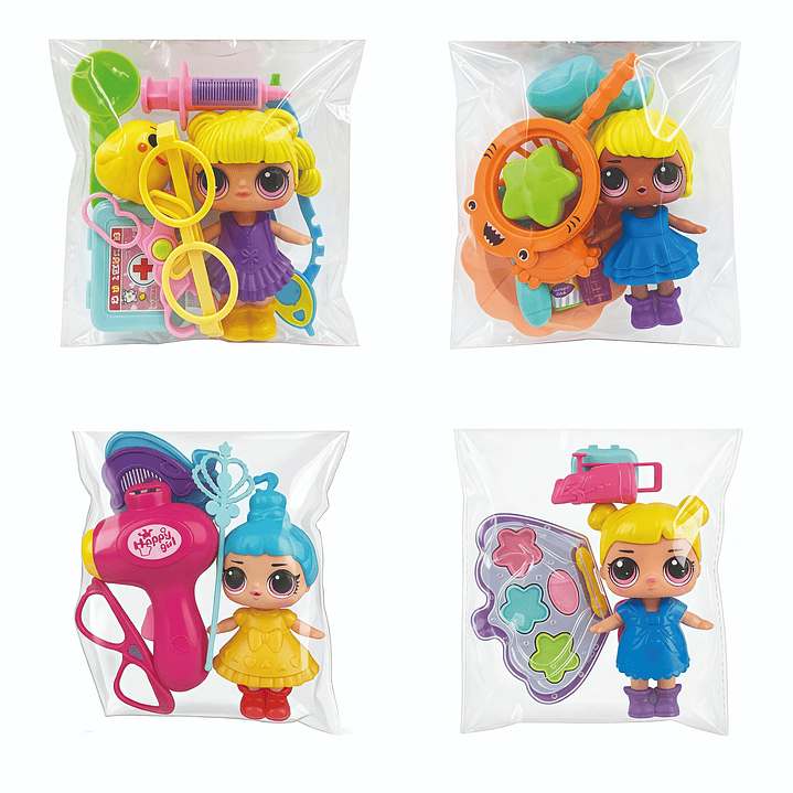 Set de Mini Muñecas Princesas con Accesorios 1