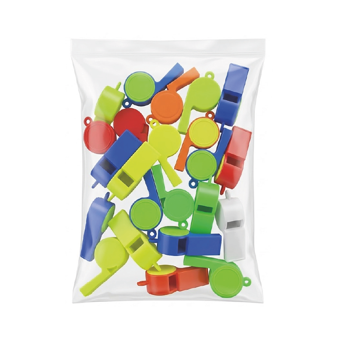 Paquete de Silbatos de Colores (24 und) 1
