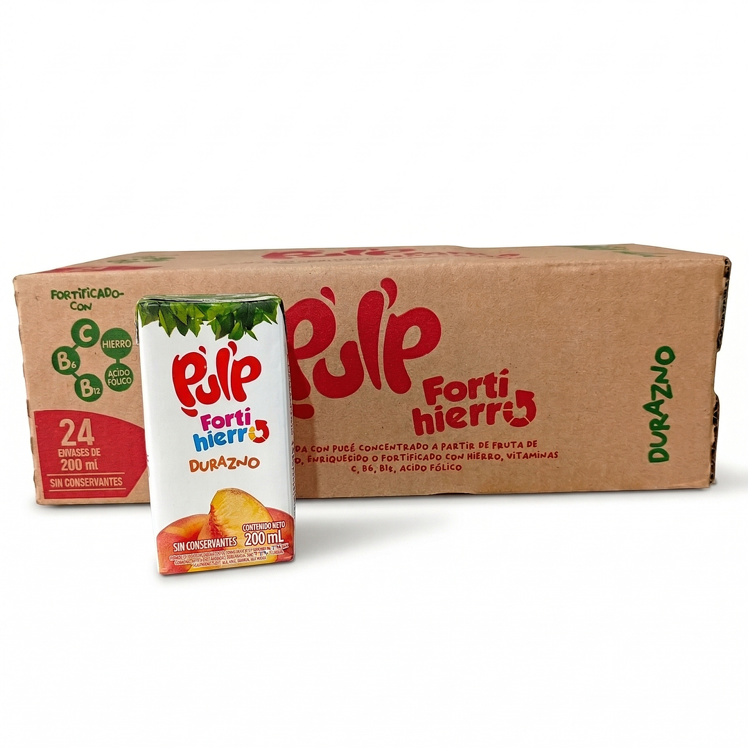 Pulp Rectangular de 200ml - Caja x24 und 1