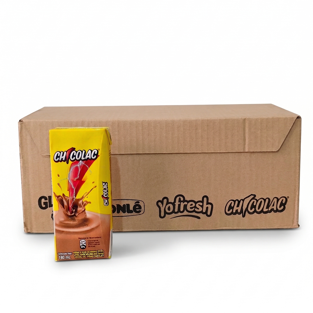 Chicolac Rectangular de 180 ml - Caja x24 und 1