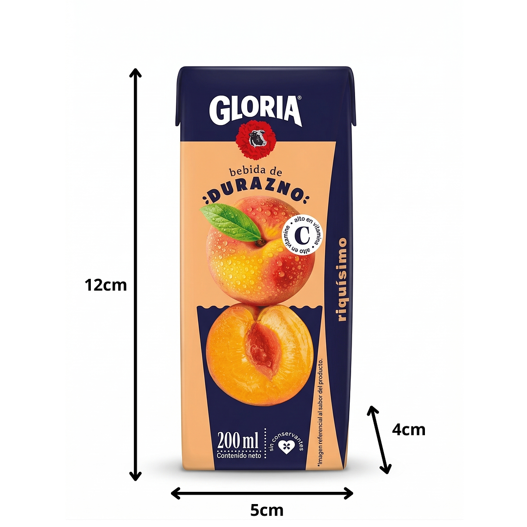 Jugo en Caja - Gloria Rectangular 200ml - Caja x24 und 2