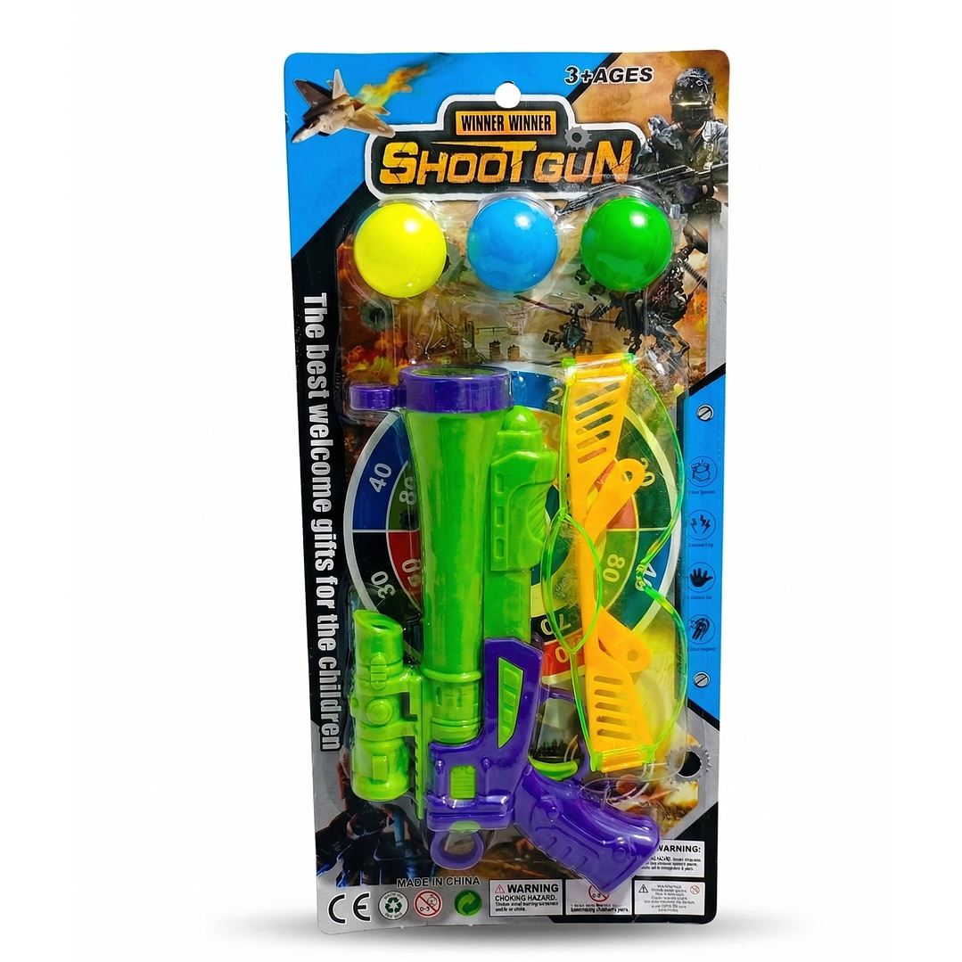 Set de Pistola con Pelotas y Lentes 1