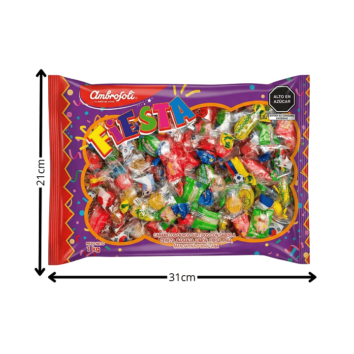 Caramelos Fiesta Ambrosoli (Bolsa de 1 kg) 2