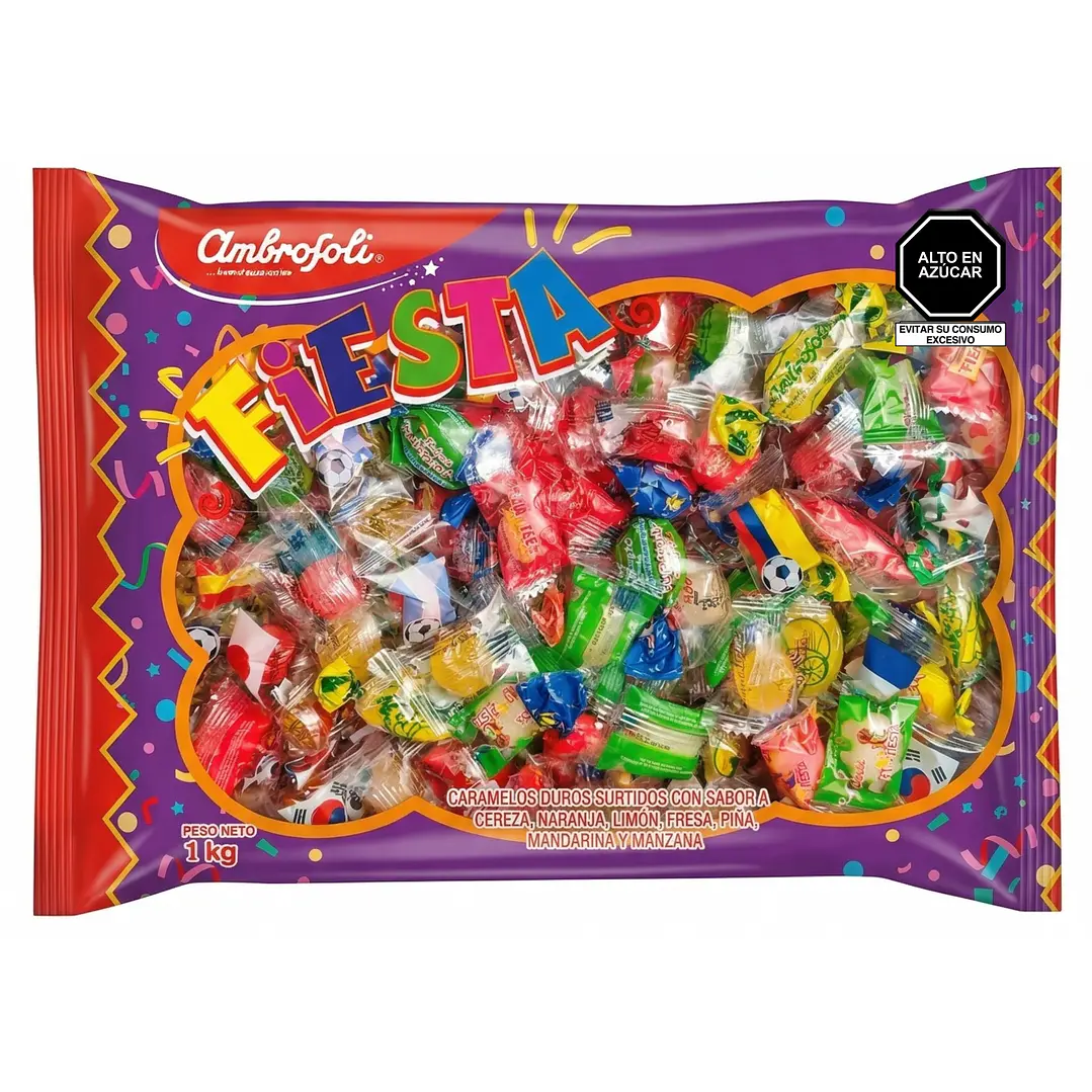 Caramelos Fiesta Ambrosoli (Bolsa de 1 kg) 1