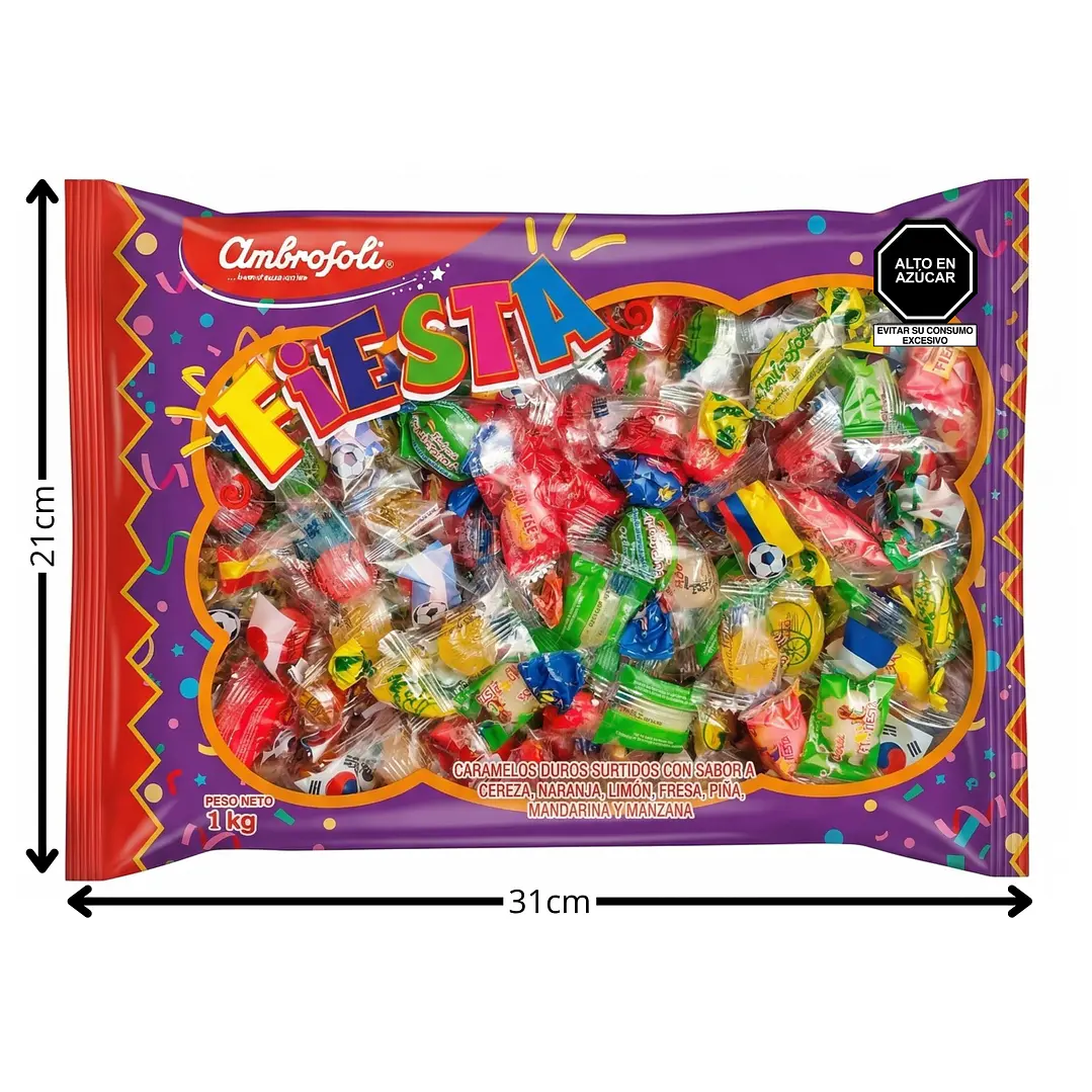 Caramelos Fiesta Ambrosoli (Bolsa de 1 kg) 2