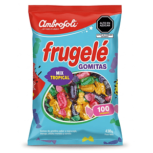 Gomitas Frugelé Mix Tropical (Bolsa x 100 und)