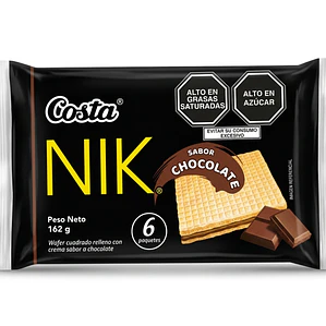 Galletas Wafer Nik Costa (6 unidades)
