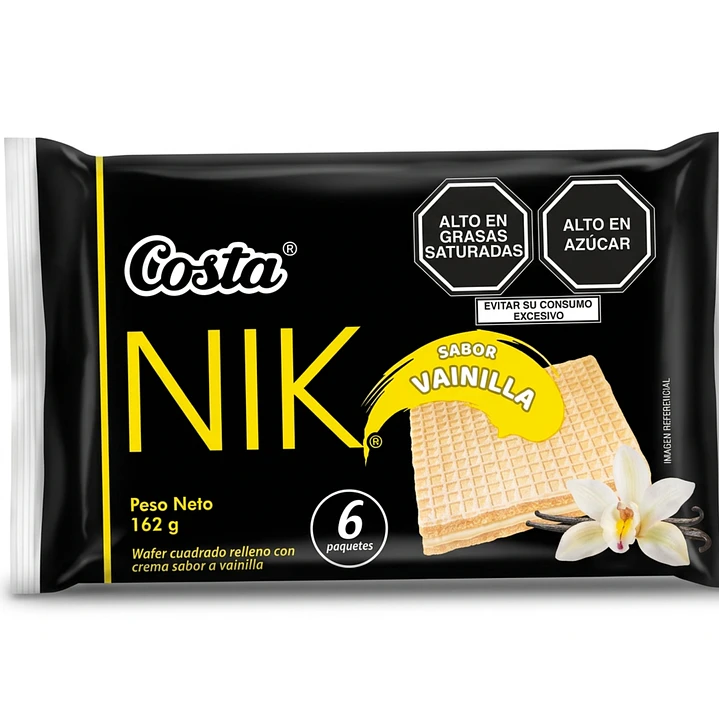 Galletas Wafer Nik Costa (6 unidades) 2