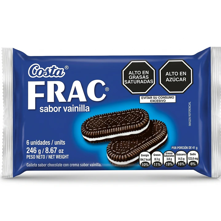 Paquete de Galletas Frac Costa (6 unidades) 2