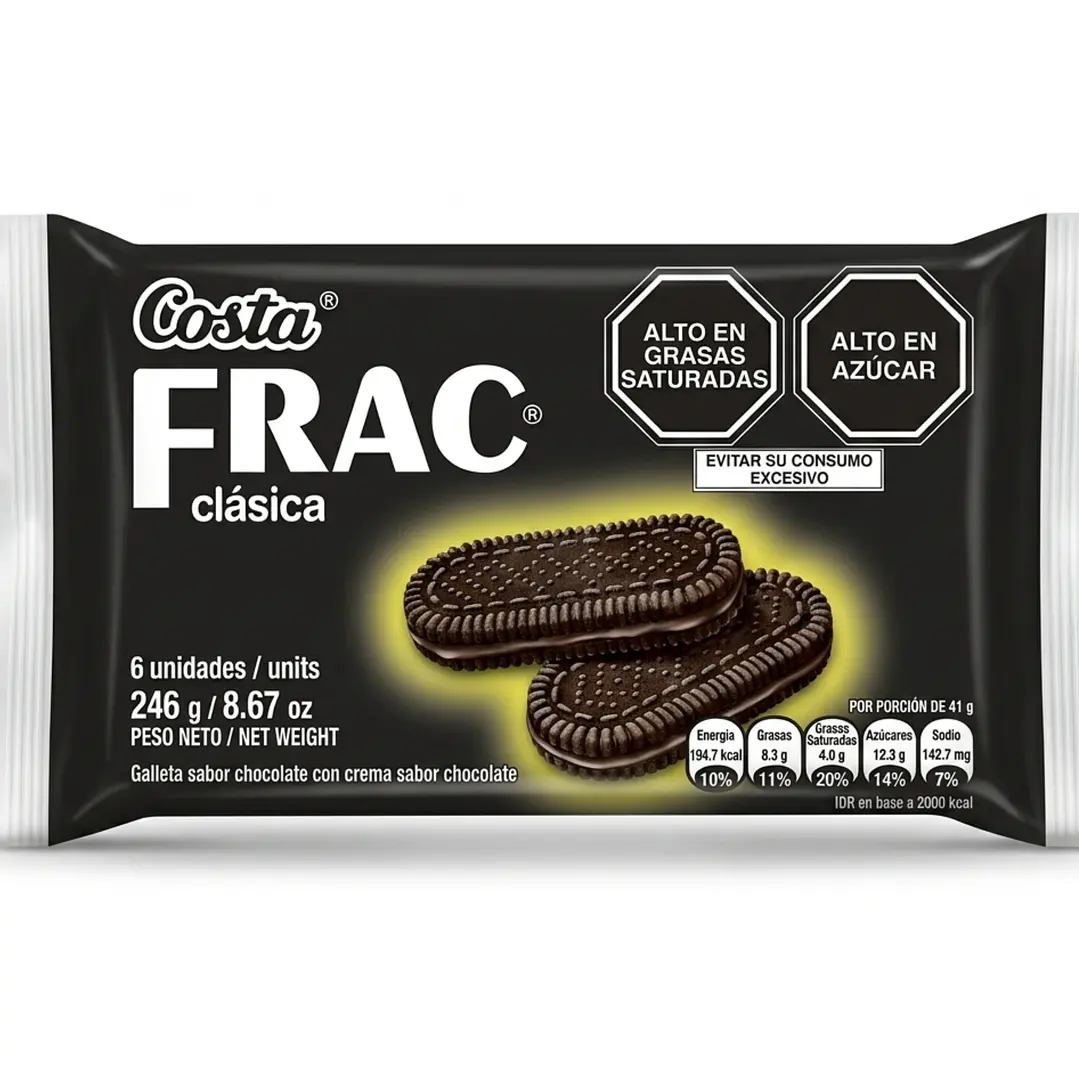 Paquete de Galletas Frac Costa (6 unidades) 1