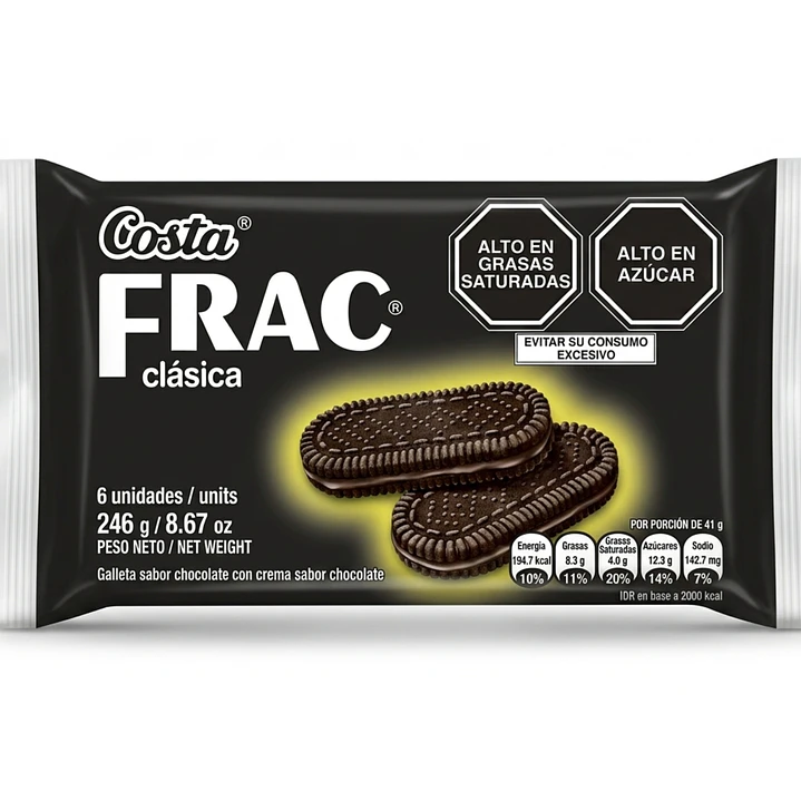 Paquete de Galletas Frac Costa (6 unidades) 1