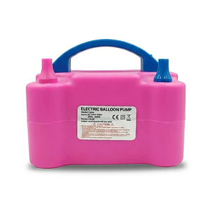 Inflador de Globos Electrico Rosado