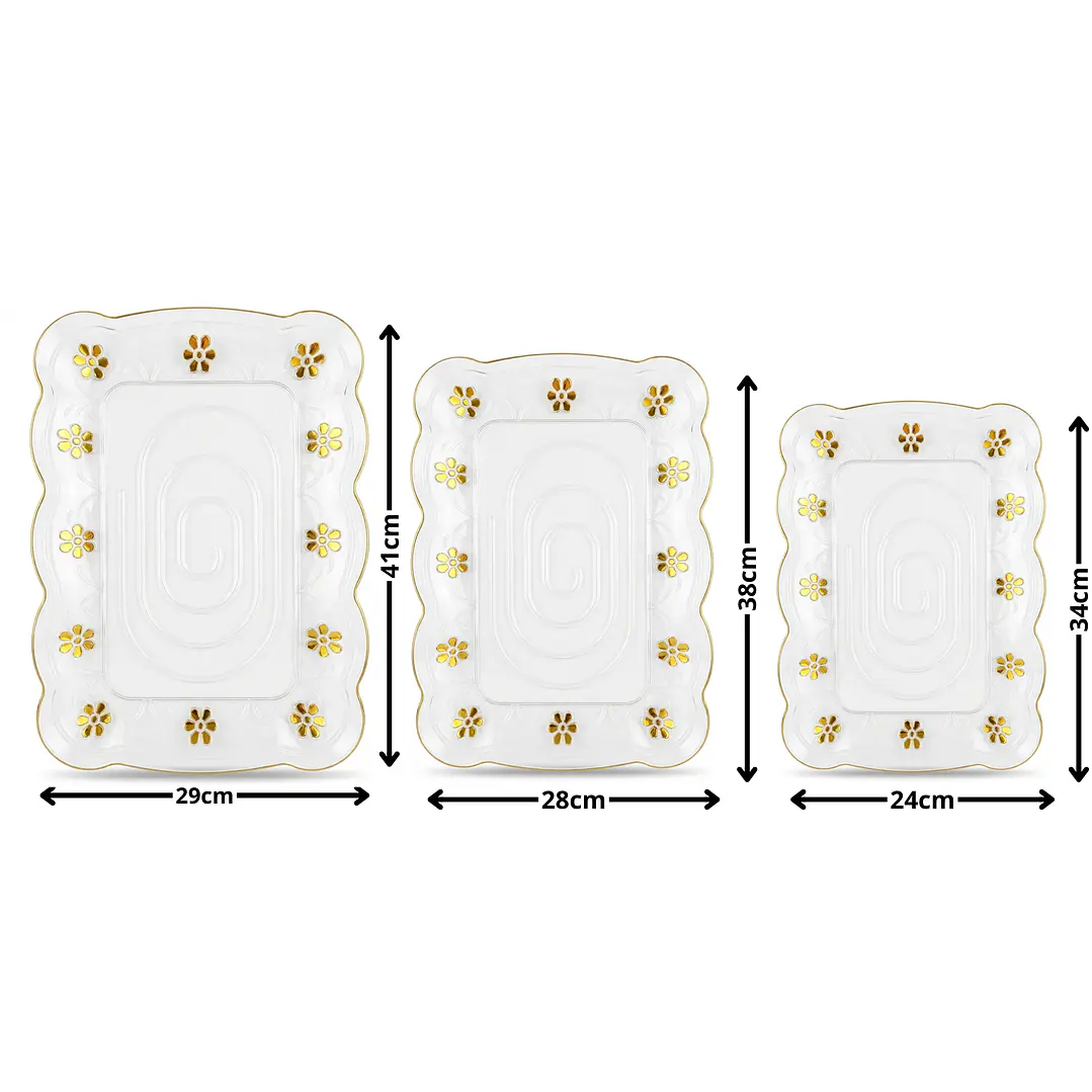 Bandeja Acrílica Rectangular 