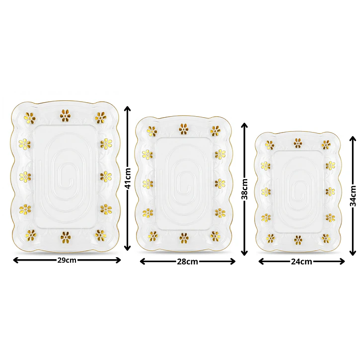 Bandeja Acrílica Rectangular 