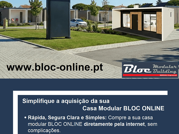 Comprar uma moradia BLOC nunca foi tão fácil