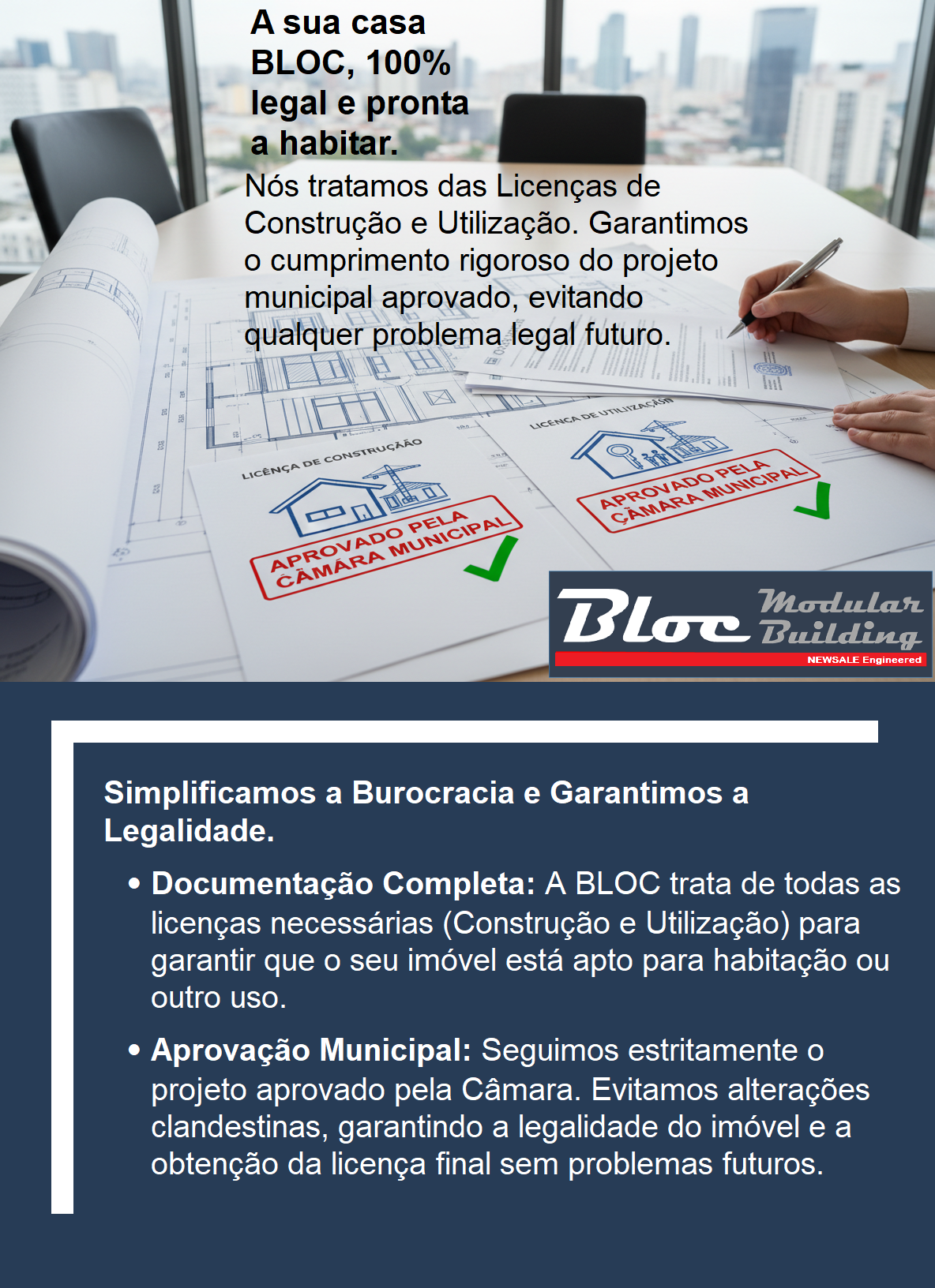 Na BLOC, simplificamos a burocracia, garantimos a legalidade