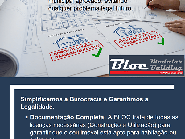 Na BLOC, simplificamos a burocracia, garantimos a legalidade