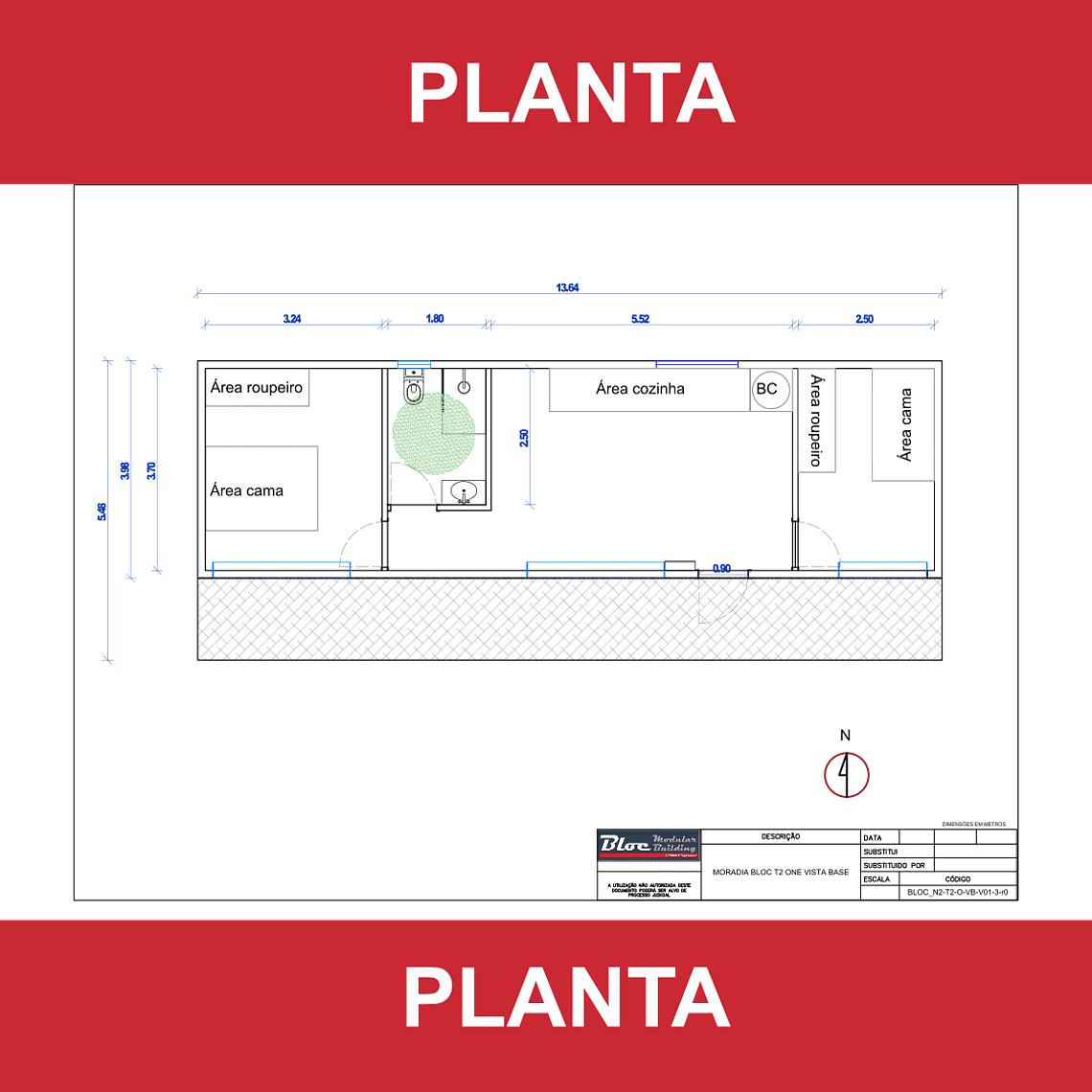 BLOC T2 75 Vista Base  3