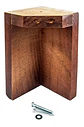 Patas Para Camas Europea Curvo Flex - Cic. Kit 4 Patas Caoba - Miniatura 3