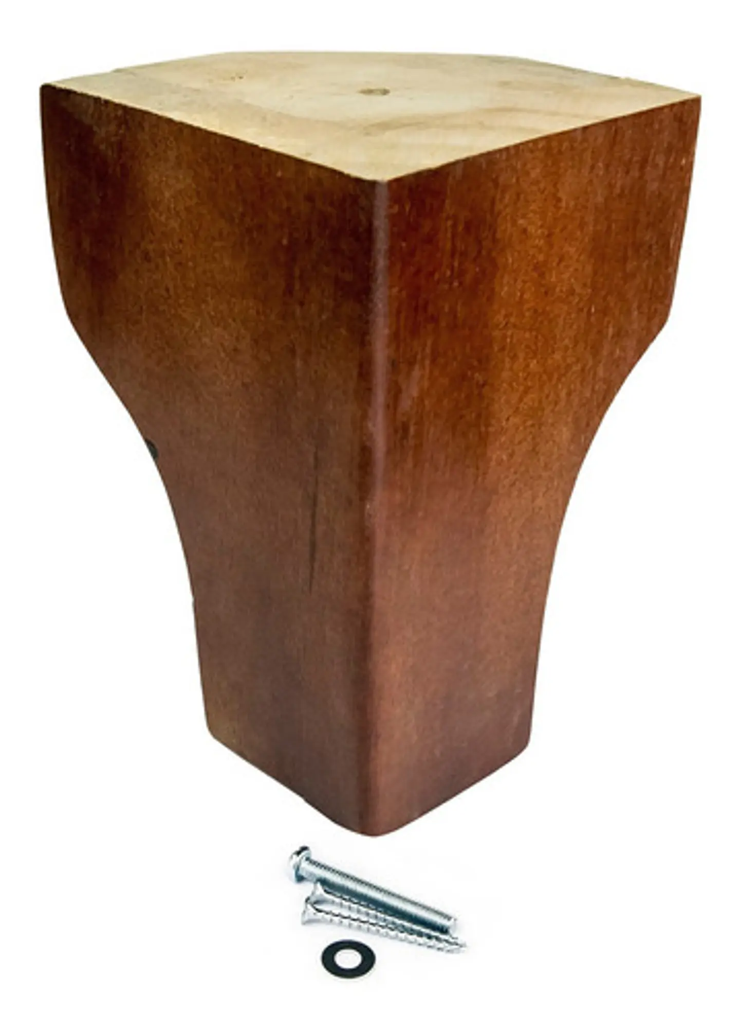 Patas Para Camas Europea Curvo Flex - Cic. Kit 4 Patas Caoba 4