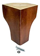 Patas Para Camas Europea Curvo Flex - Cic. Kit 4 Patas Caoba - Miniatura 4
