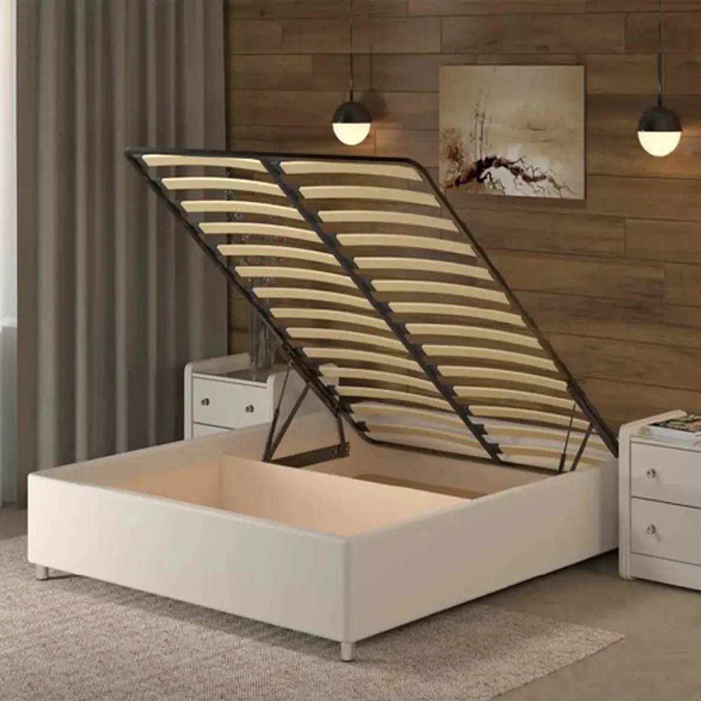 2 Estructuras Para Cama Abatible De 2 Plazas - Horizontal 3