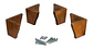 Patas Para Camas Europeas - Patas Para Sillón. Altura 11 Cm  - Miniatura 2