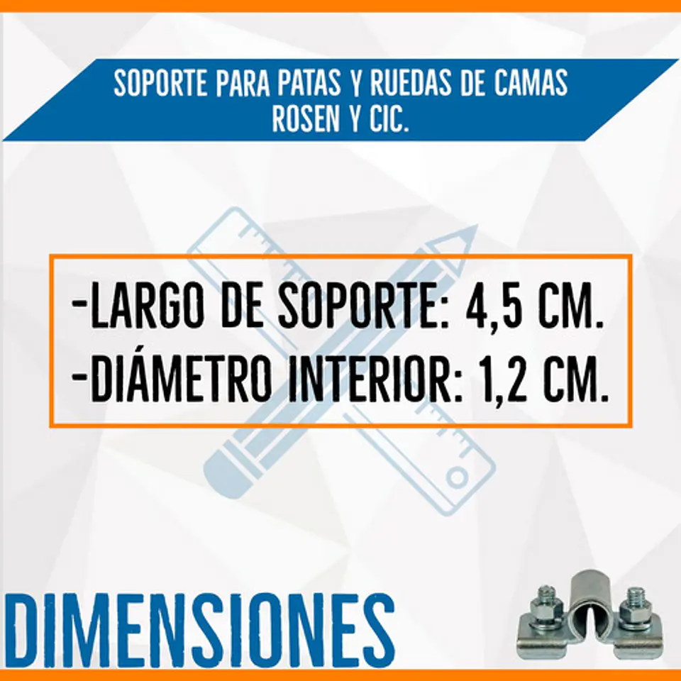 Soporte Para Patas Y Ruedas De Camas Rosen Y Cic 5
