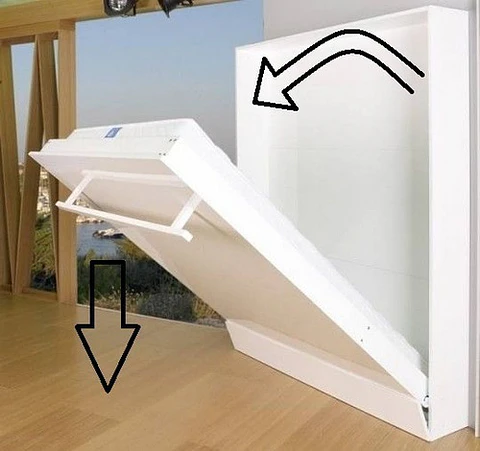 Set Para Cama Vertical De 1 Y 1,5 Plazas Con Pistones
