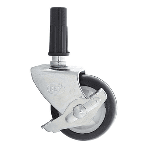 Rueda De Goma Cic Parquet Y Piso Flotante - Vástago 0,93 Cm