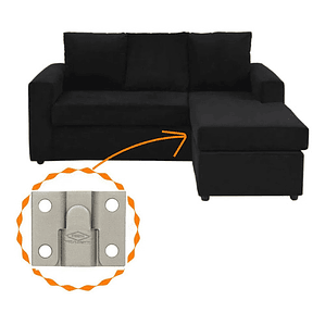 Fijación Para Camas Con Bases Divididas. Metalicas Pack 4 Un